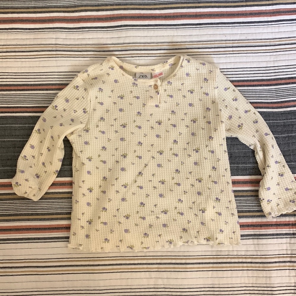 floral print blouse ZARA